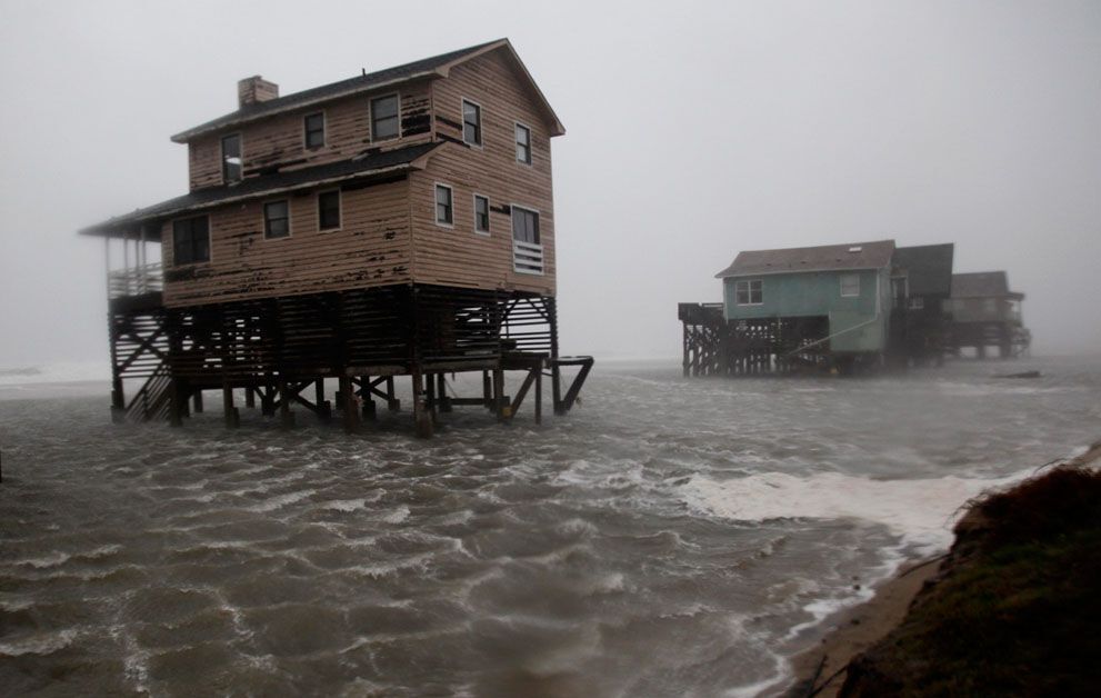 Ужасные последствия урагана "Айрин"