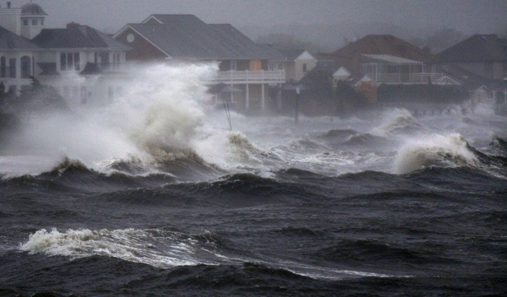 Ужасные последствия урагана "Айрин"