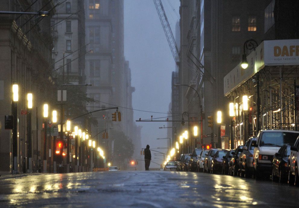 Ужасные последствия урагана "Айрин"