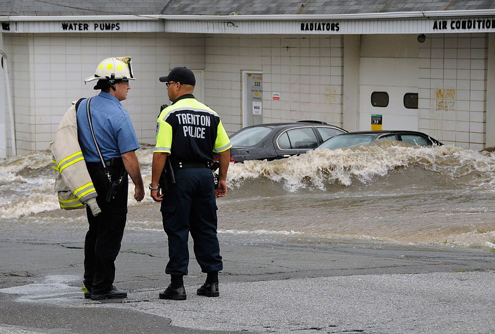 Ужасные последствия урагана "Айрин"