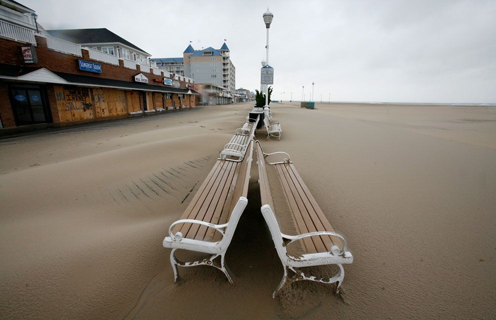 Ужасные последствия урагана "Айрин"