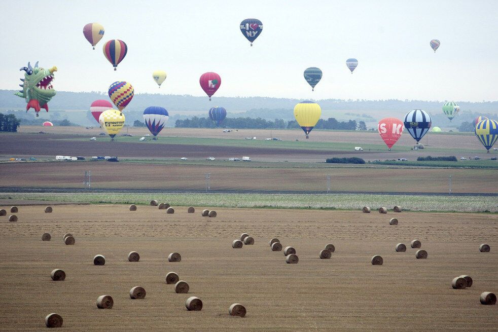Фестивали воздушных шаров во Франции и США