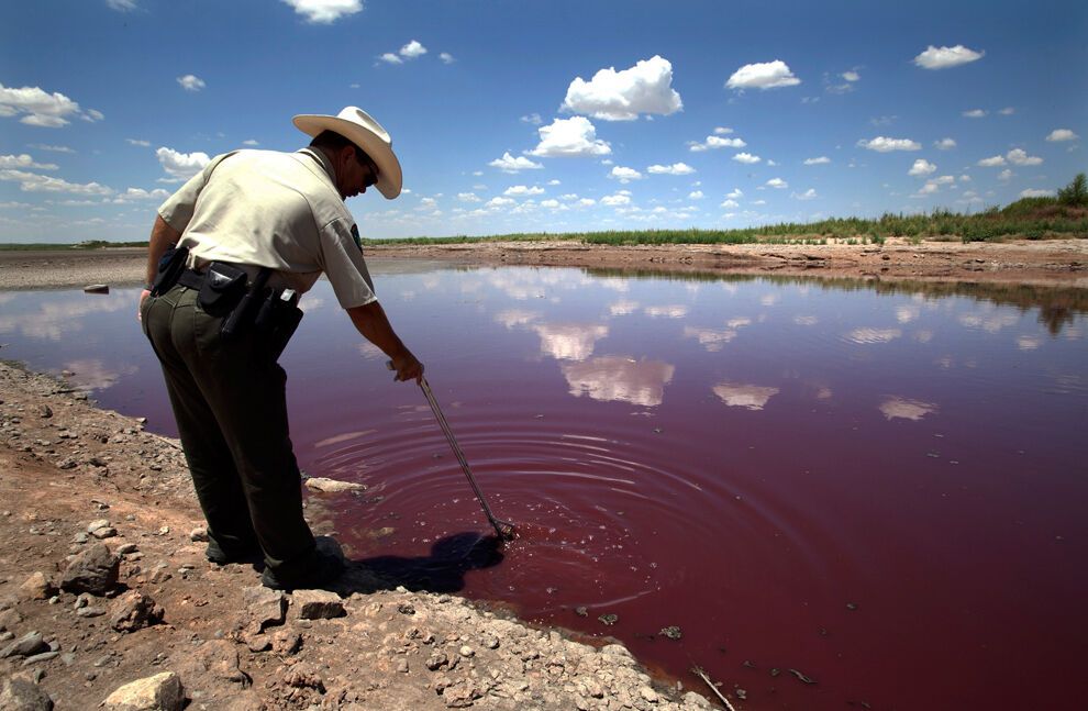 Засуха и лесные пожары в Техасе
