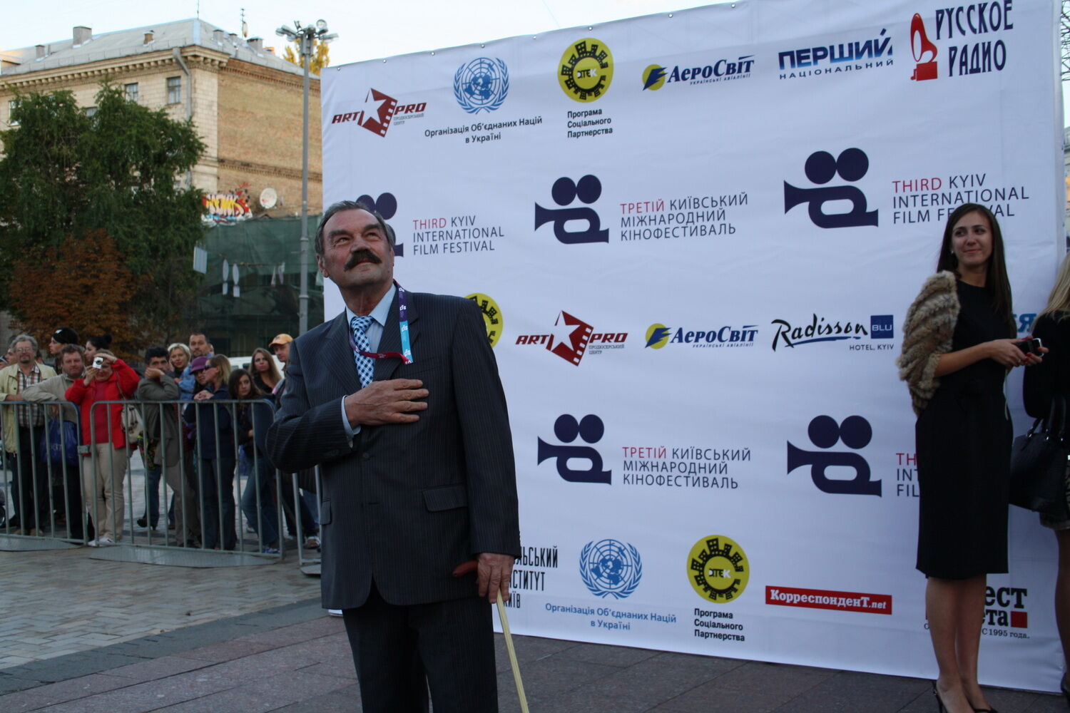 Киевский кинофестиваль: «красная дорожка» без красной дорожки