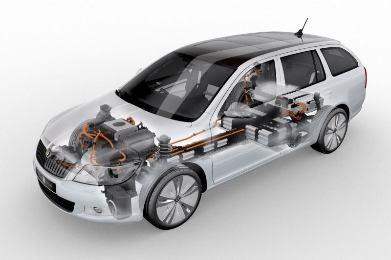 Skoda приступила к производству электрической Octavia E Line