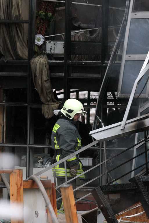 Пожар в ресторане Москвы: свидетельства очевидцев. Фото, видео