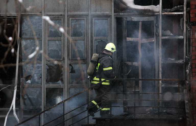Пожар в ресторане Москвы: свидетельства очевидцев. Фото, видео