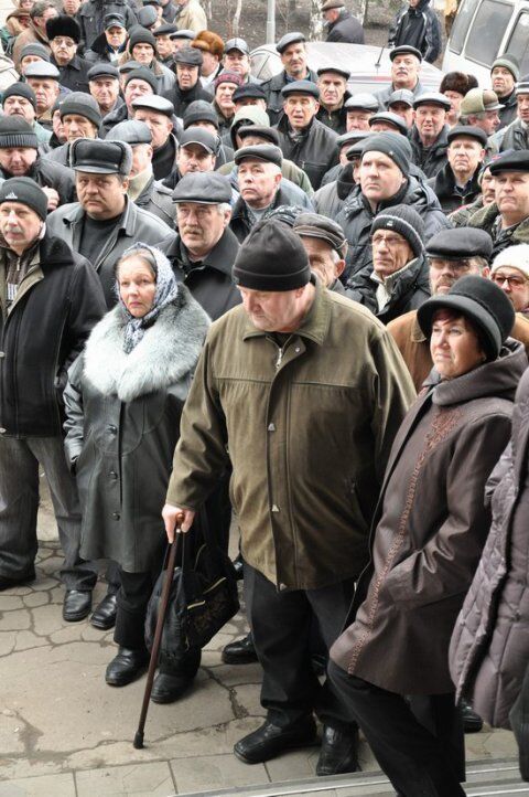 У Донецьку чорнобильці вимагають від влади виконання обіцянок. Фото