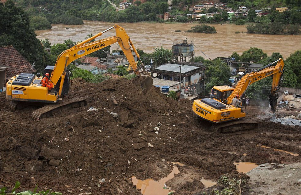 Разрушительный оползень в Бразилии