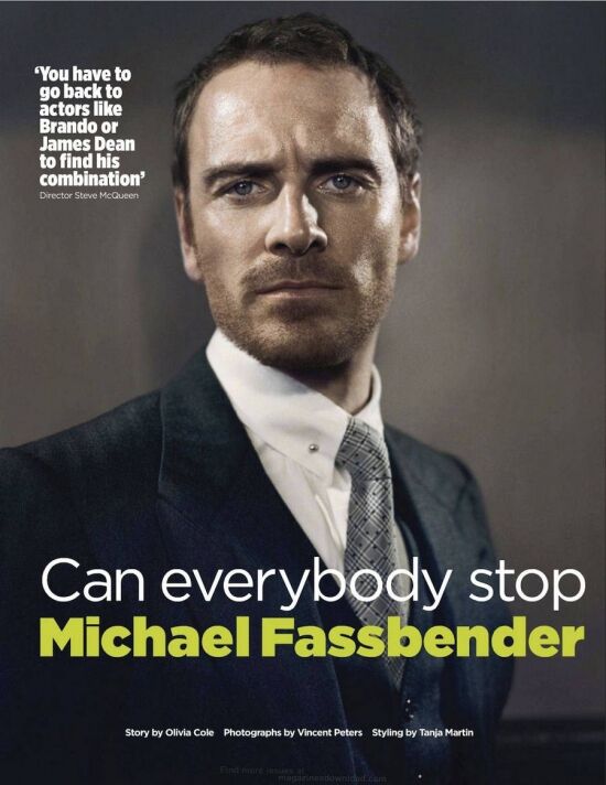 Звезда года Майкл Фассбендер в GQ