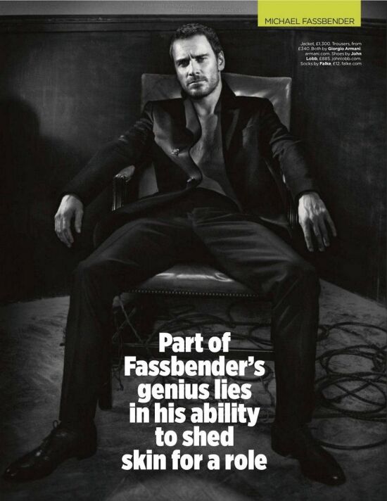 Звезда года Майкл Фассбендер в GQ