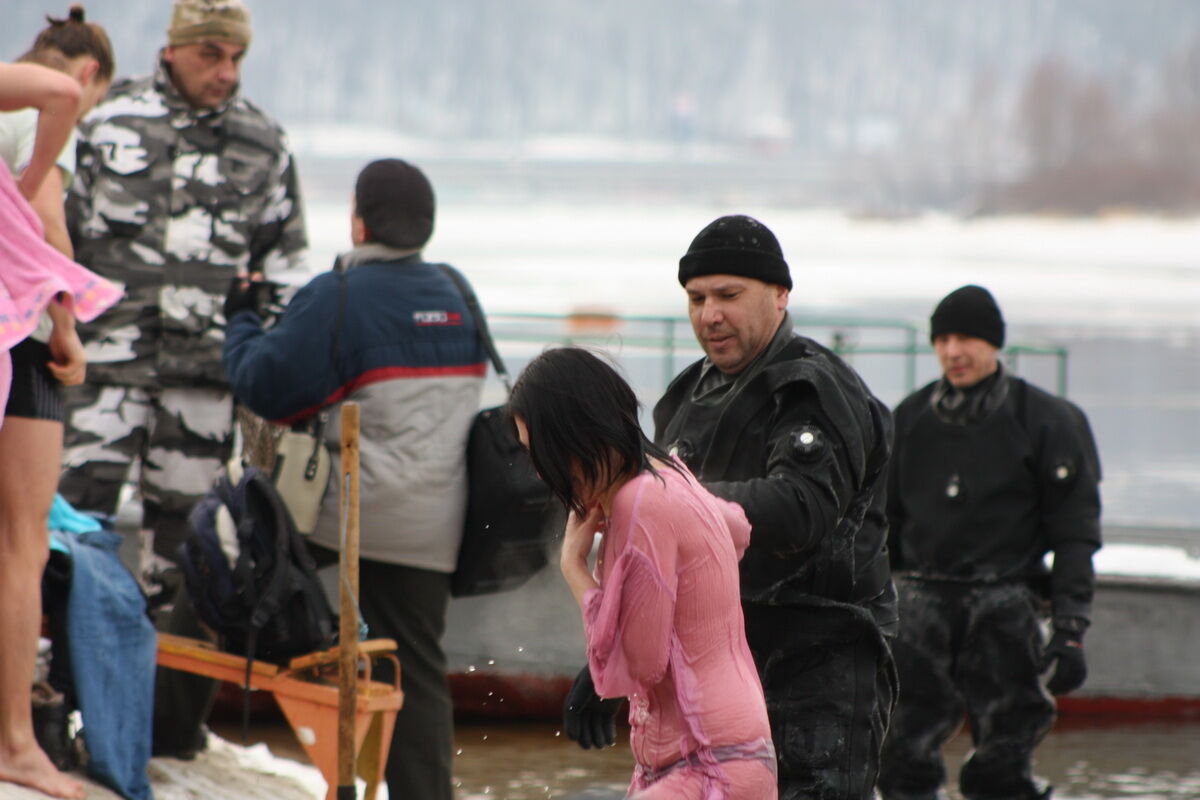 Водохресне купання на Гідропарку