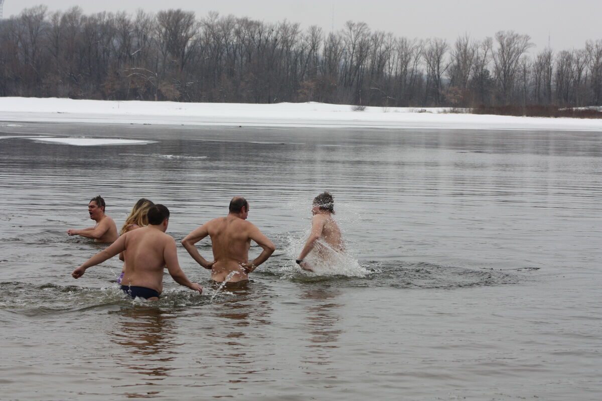 Водохресне купання на Гідропарку