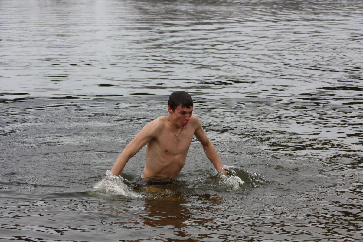 Водохресне купання на Гідропарку