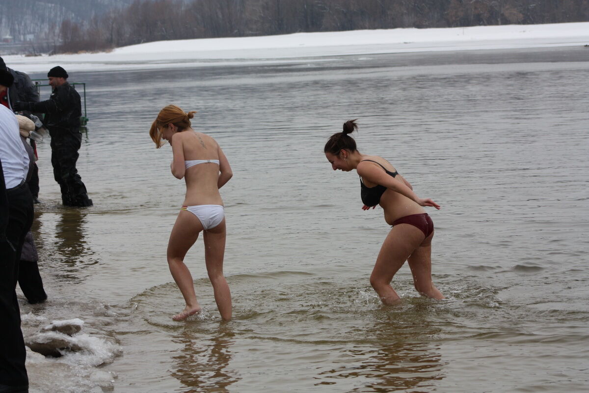 Водохресне купання на Гідропарку