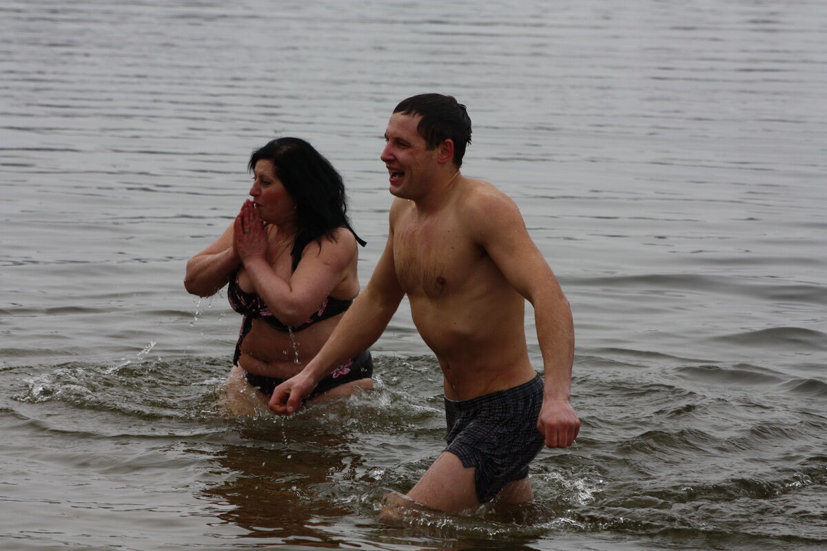 Водохресне купання на Гідропарку