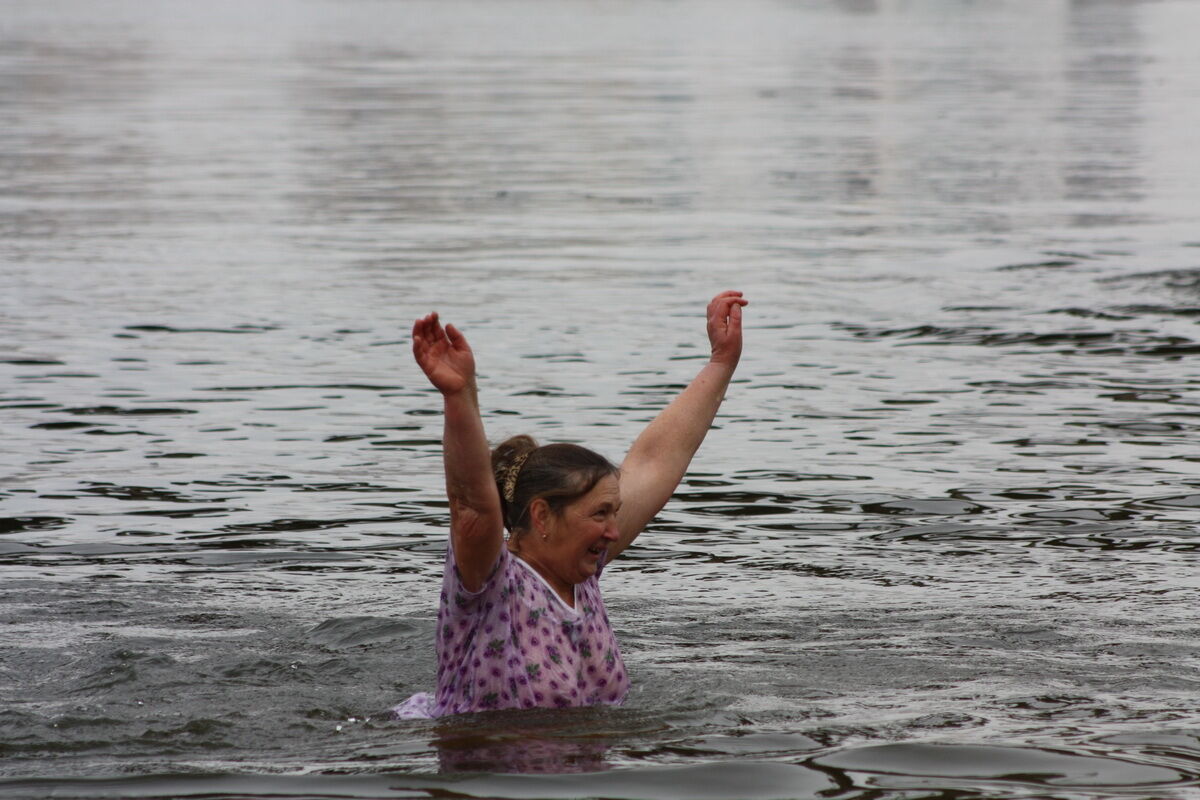 Водохресне купання на Гідропарку
