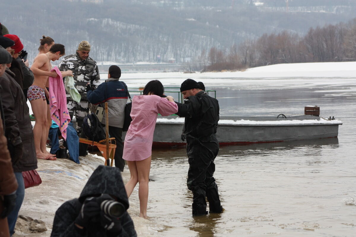 Водохресне купання на Гідропарку
