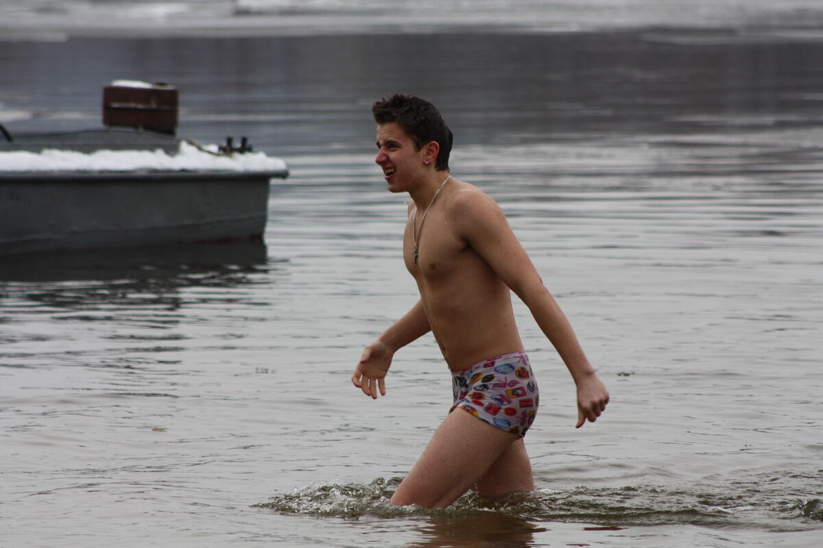 Водохресне купання на Гідропарку