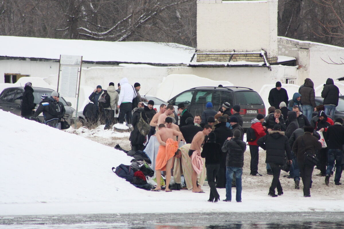 Водохресне купання на Гідропарку
