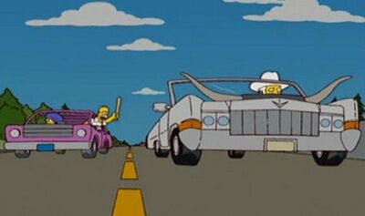 Как выглядят машины из мультфильма "Симпсоны" в реальности. Фото. Ч. 1