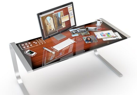 Как бы выглядел iTable – сенсорный стол от Apple. Фото