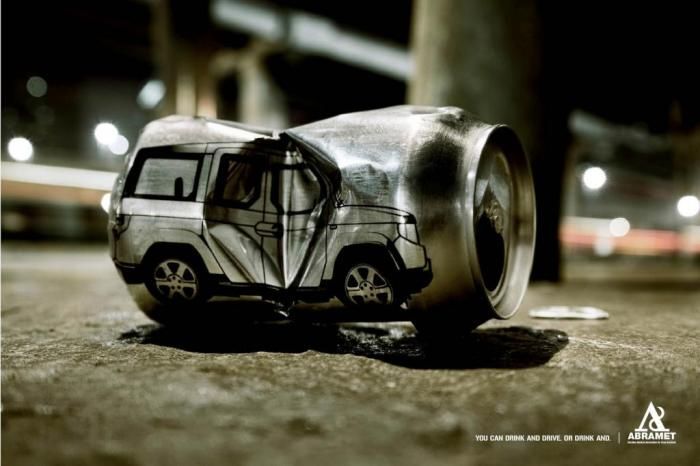 Составлен Топ-25 самых лучших реклам против пьянства на дороге. Фото