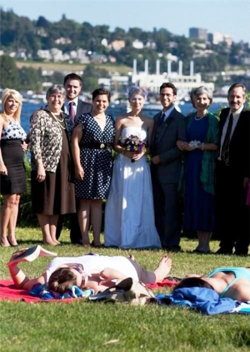 Составлен Топ-50 смешных фото с посторонними в кадре. Фото