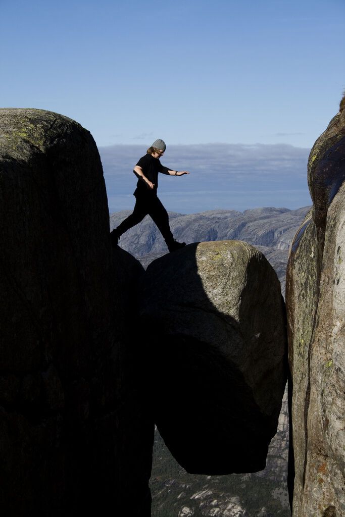 А вы решитесь постоять на Кьерагболтене?