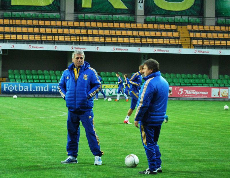 Молдова – Украина: полузакрытая тренировка нашей сборной. Фоторепортаж