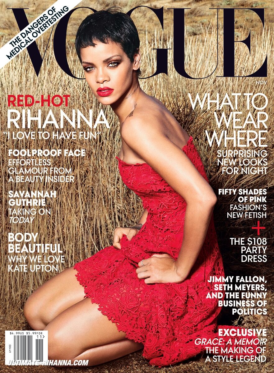 Рианна стала королевой Vogue. Фото