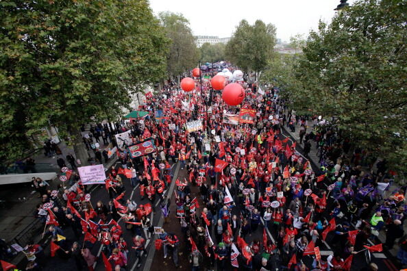 У Лондоні профспілки влаштували акцію протесту