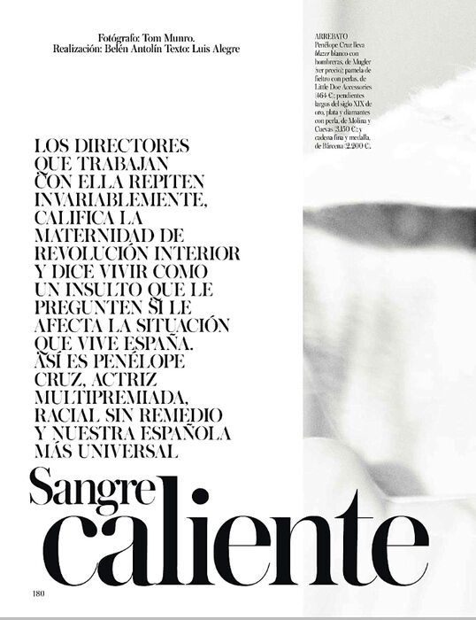 Знойная Пенелопа Круз позирует для Vogue. Фото