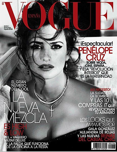 Знойная Пенелопа Круз позирует для Vogue. Фото