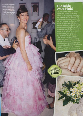 Свадьба Тимберлейка и Бил появилась в журнале. Фото