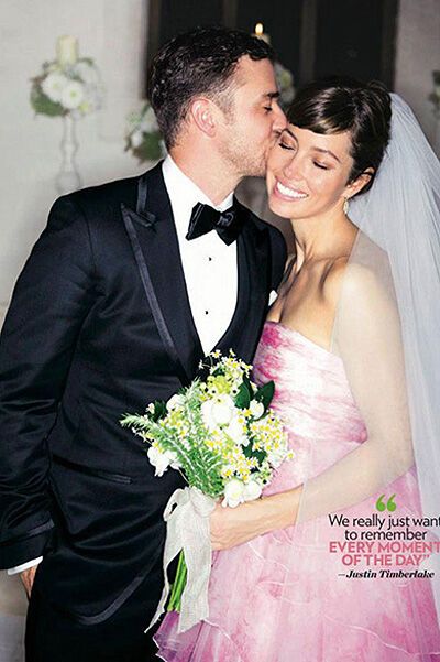 Свадьба Тимберлейка и Бил появилась в журнале. Фото