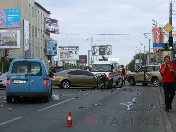 В Одессе мажорные гонки закончились масштабным ДТП. Фото