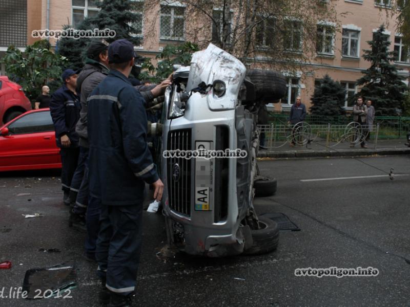 ДТП в Киеве: крупная авария у избирательного участка 