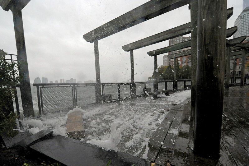 Ураган "Сэнди" обрушился на Нью-Йорк