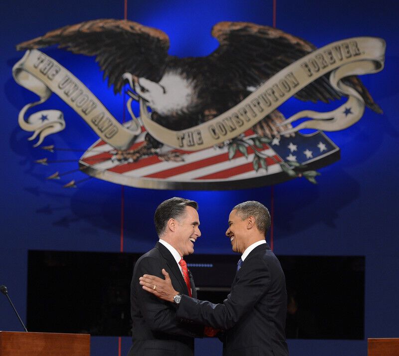 Ромни победил на дебатах Обаму