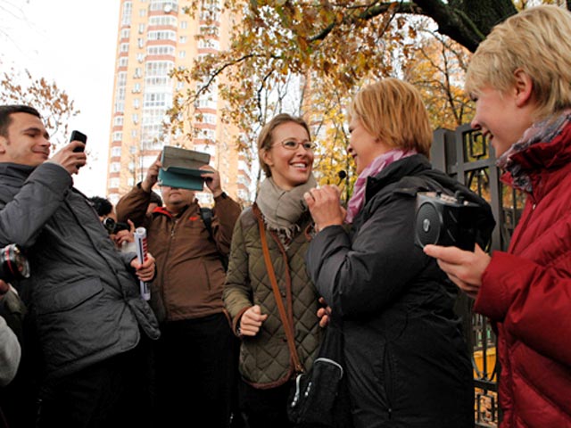 Перепуганные работники ссадили Собчак из троллейбуса за агитацию