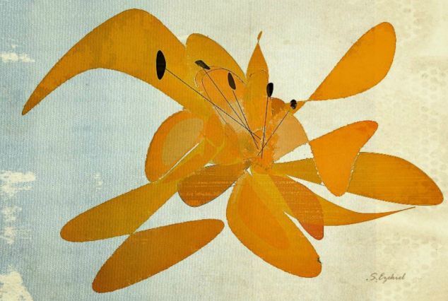 Парализованная британка рисует шедевры глазами