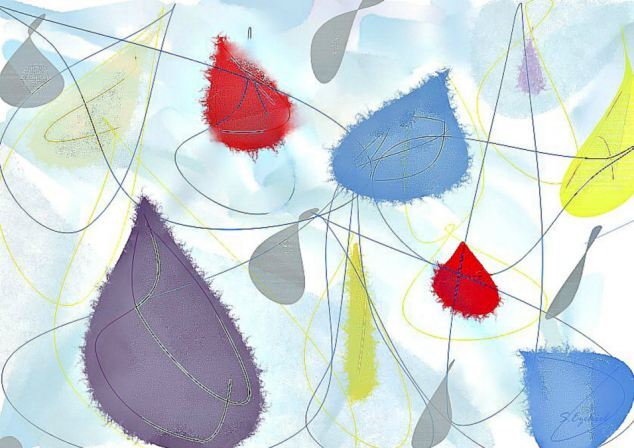 Парализованная британка рисует шедевры глазами