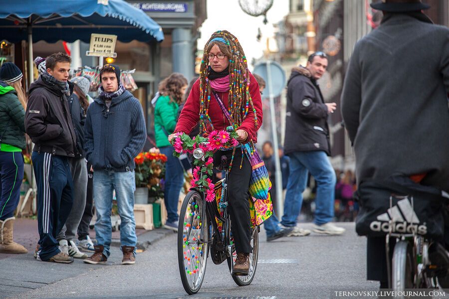 Велосипедный рай в Амстердаме