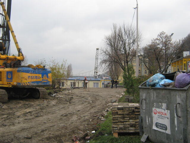 В Киеве из-за строительства развязки пострадал памятник архитектуры