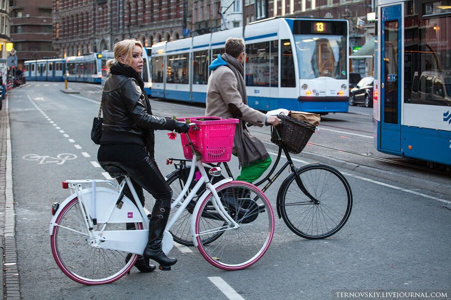 Велосипедный рай в Амстердаме