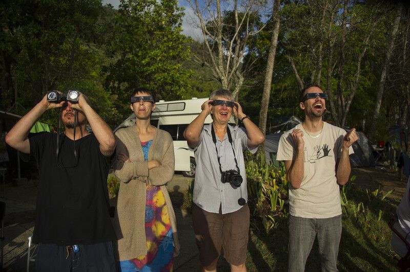 Солнечное затмение над Австралией