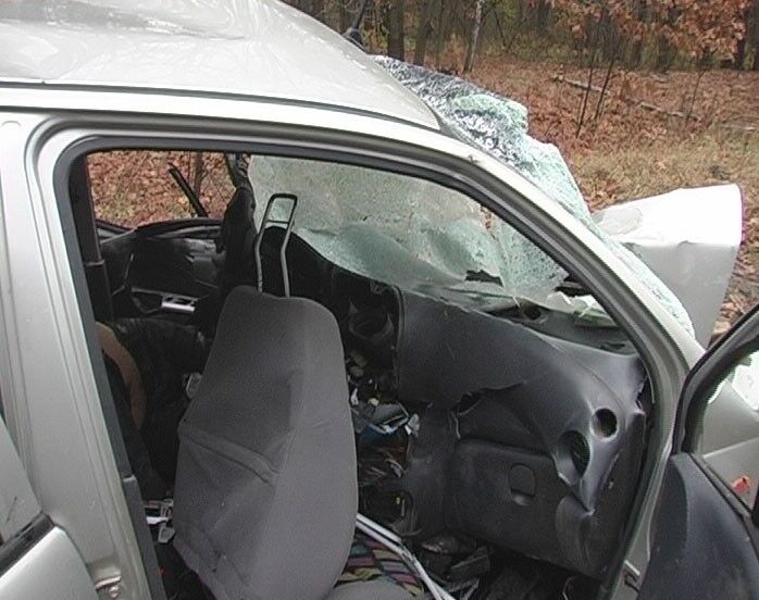 Ужасное ДТП под Киевом: "Опель" разорвал пополам "Дэу Матиз"