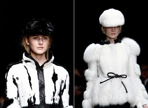 Модные головные уборы зимы 2012