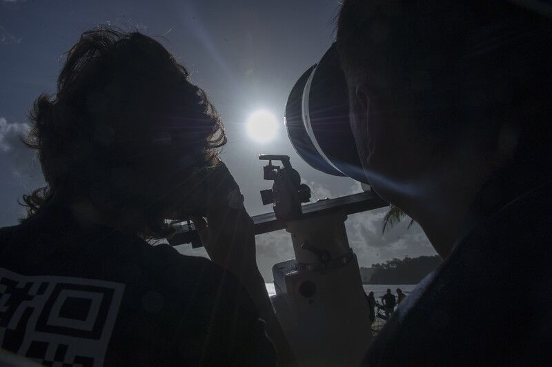 Солнечное затмение над Австралией